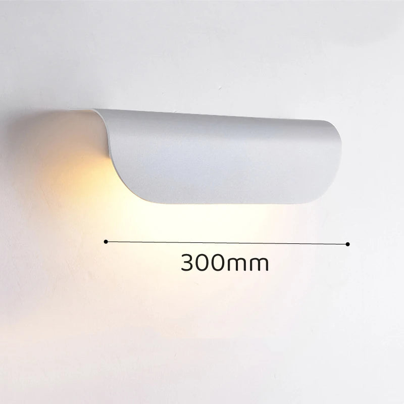 éclairage mural led moderne étanche noir blanc ip65 adhésif extérieur intérieur