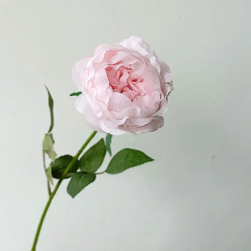 fleurs artificielles pivoine rose clair douces ondulées mariage anniversaire intérieur decoration