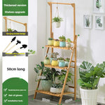 étagère plantes moderne bois naturel pots multicolores fixations grille tailles