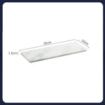 plateau marbre noir blanc moderne plateau rangement marbre naturel salle bain accessoires