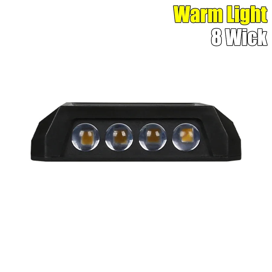 lumière solaire murale led blanc chaud blanc froid moderne minimalisteextérieur jardin
