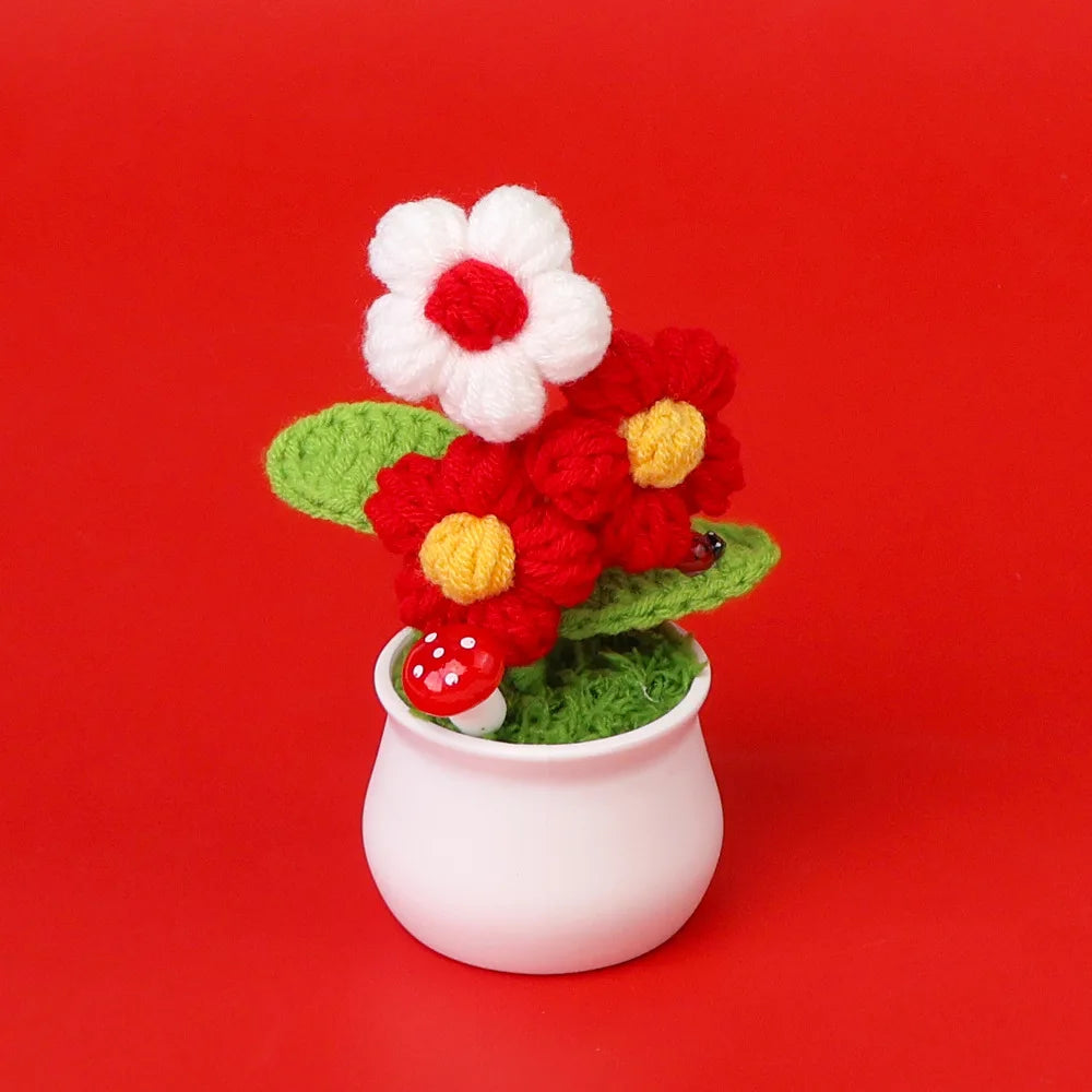 bouquet artificiel fleurs feuilles couleurs variées blanc rouge orange violet vert intérieur décoration festive
