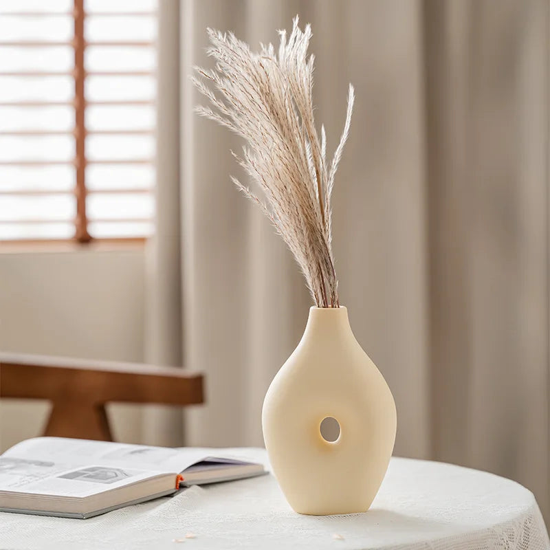 vases céramique marron moderne décoration salon sans logo transparents minimalistes