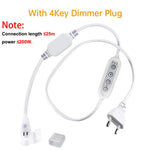 connecteur led blanc 220v interrupteur clips certification moderne fonctionnel