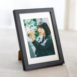 cadre photo bois naturel moderne blanc noir transparent verre protecteur 10x15cm 15x20cm A4