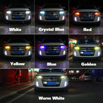 ampoules led blanc jaune bleu rouge doré modernes compactes adhésives 900lm w5w t10