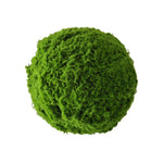 décoration extérieure boules mousse artificielle herbe naturelle accrochées vert texture