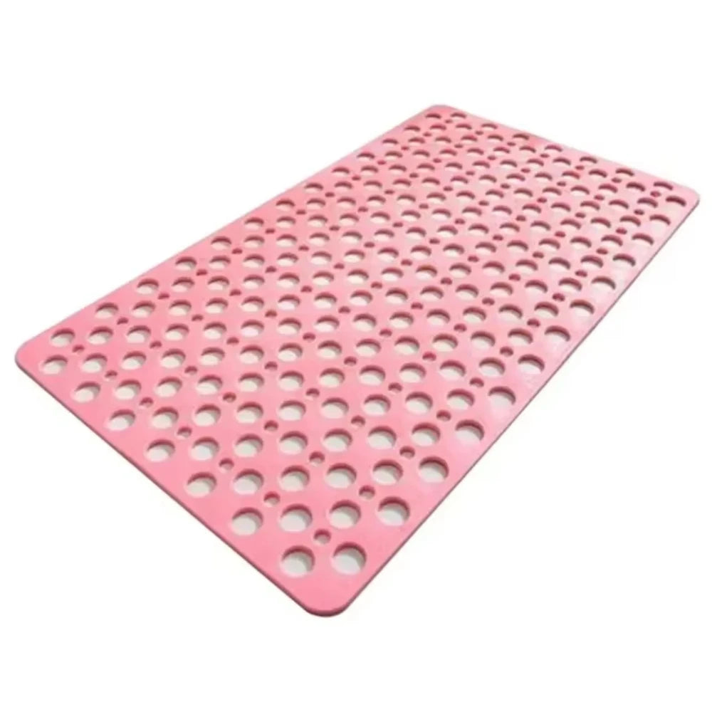 tapis bain moderne gris perforé adhésif respectueux environnement salle bain
