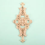 décoration murale bois sculpté floral applique baroque beige clair maison meuble