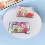 magnets réfrigérateur transparents coeurs étoiles sweet résine boîte bonbons décorative enfantine party stickers