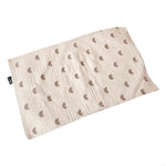 coussin bébé blanc animaux lapins chevaux doux confortable étanche polyester coton