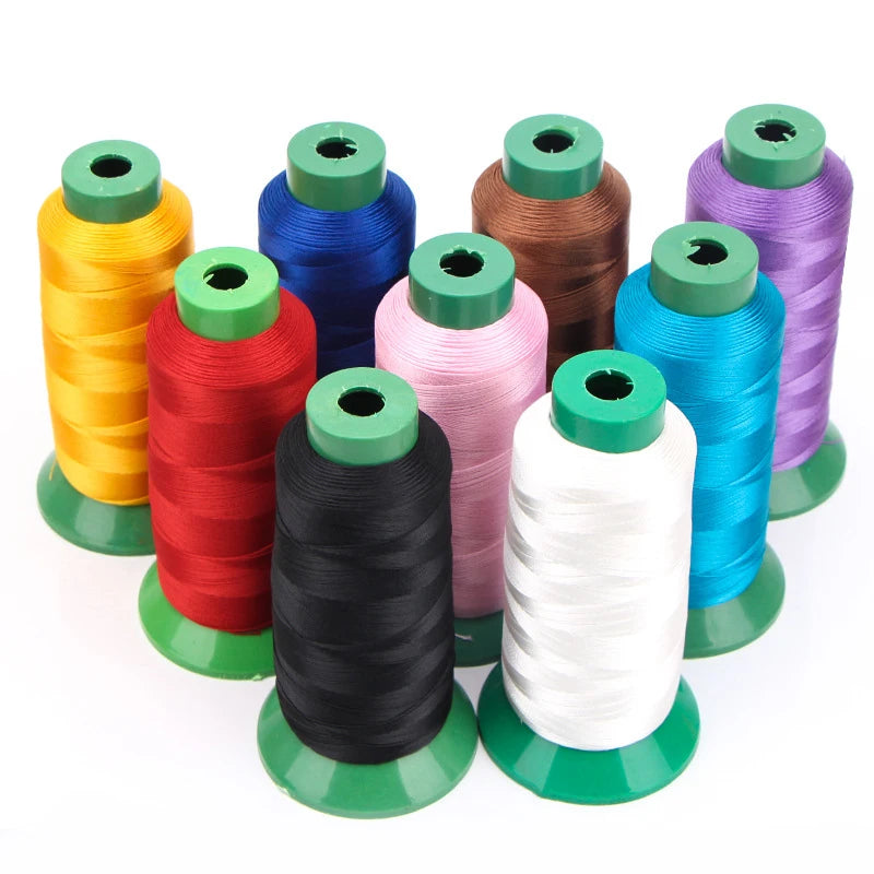 fil coudre polyester haute résistance bobines fil couture broderie artisanale
