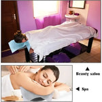 serviettes jetables visage spa massage blanc texture douce opaques ergonomiques relaxation voyage fixations