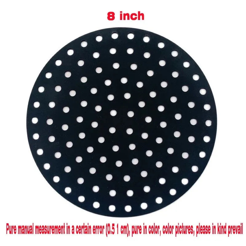 grilles cuisson friteuse air perforées rouge noir modernes clips fixation cuisine