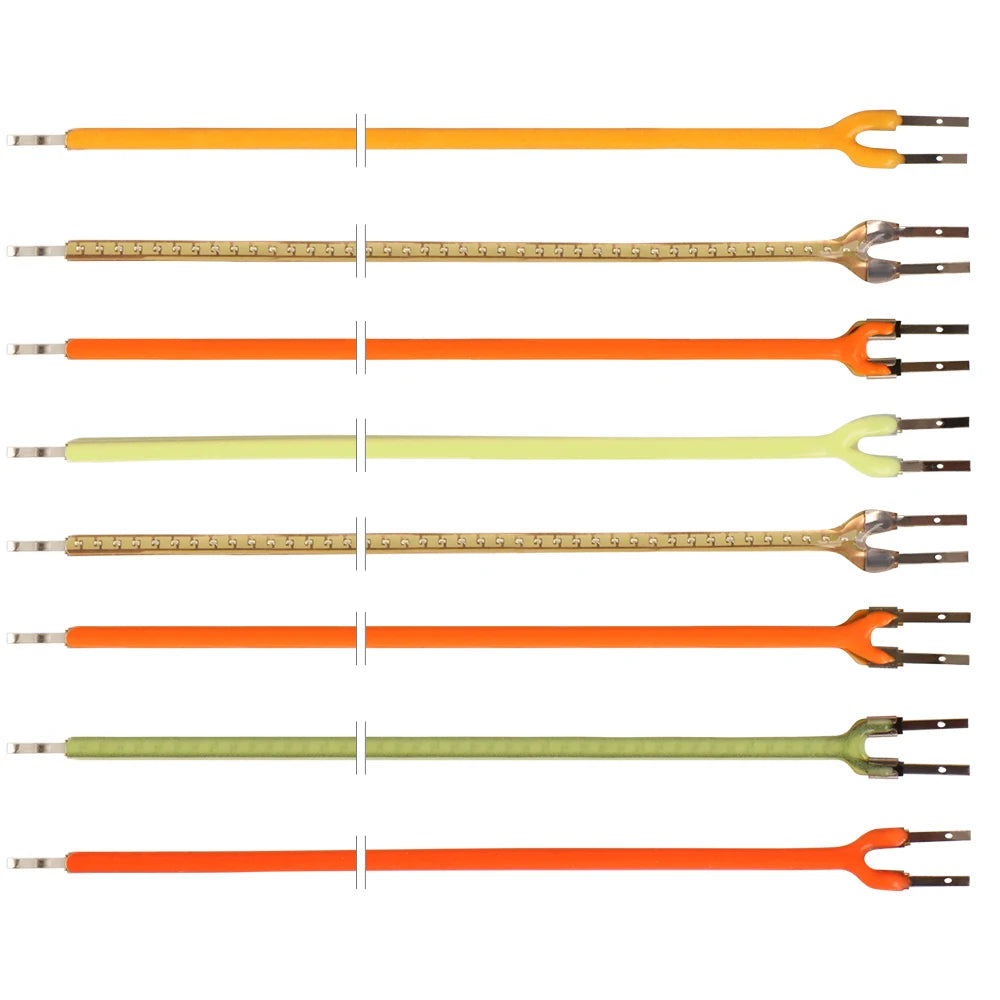 filament led flexible découper lampe diy couleur orange jaune bleu