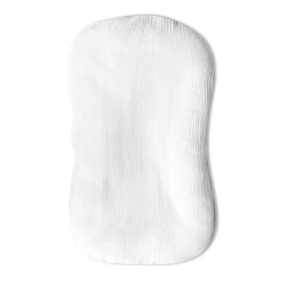 coussin bébé doux coton rose clair beige floral bleu confortable