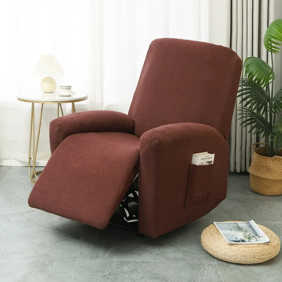 housses fauteuil relax tissu motifs gris moderne adhésif poche salon extérieur