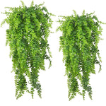 guirlande vigne artificielle feuilles vertes décoration extérieure pot osier naturelle retombante