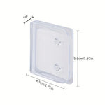 supports rideau auto adhésifs transparents moderne salle bain pièces facile fixations