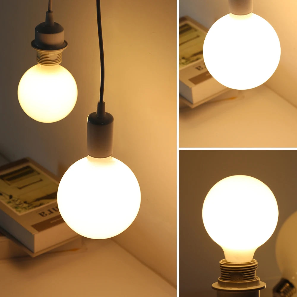 Ampoule LED E27 blanc froid chaud globe sphérique moderne 30000h 249 2000 lumens G80