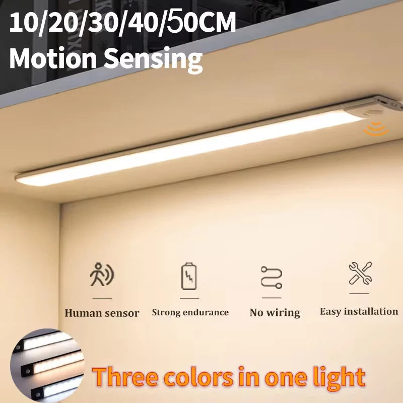 veilleuse led rectangle rechargeable aimantée éclairage cuisine chambre moderne minimaliste