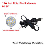 plaque led 5w 6w 10w 30w bleu blanc moderne diodes smd 5730 câble usb