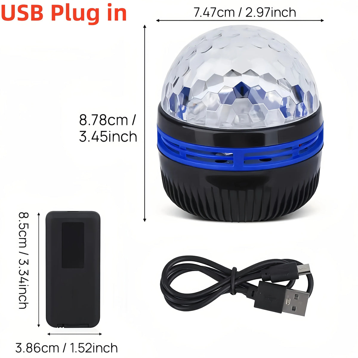 projecteur led effet ciel étoilé ambiancé bleu vert rouge télécommande usb rechargeable chambreécran