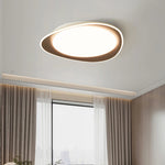 plafonnier led bois moderne blanc texture naturelle éclairage chambre salon autonomie tactile