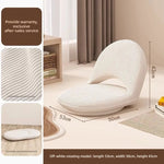 chaise lecture pliante moderne minimaliste tatami tissu texturé coussin salon japonais