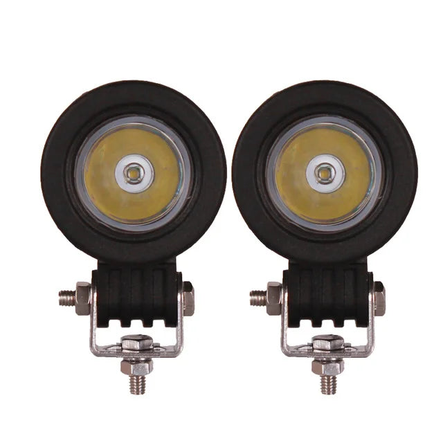 lampe led travail noir moderne ip68 vis cable 6000k éclairage routier atv