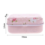 boîtes bijoux métal fleuri vintage rose blanc bleu respectueux environnement moderne stockage