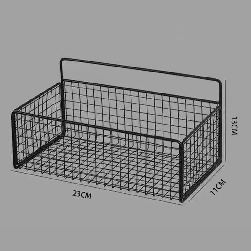 panier rangement noir moderne plastique maille régulière fixation murale étudiant chambre dormir