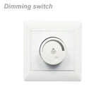 interrupteur éclairage blanc moderne réglable luminosité 15w 80w abs certification brightness controller