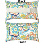 coussin moderne polypropylene rectangle blanc rayures utilisation décoration voiture 28x40cm imprimé nordique