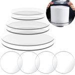 disques support gâteau transparents modernes 10cm 15cm 20cm 25cm