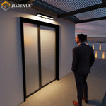 applique murale moderne led ip65 acier inoxydable noir 2492000lm 85265v