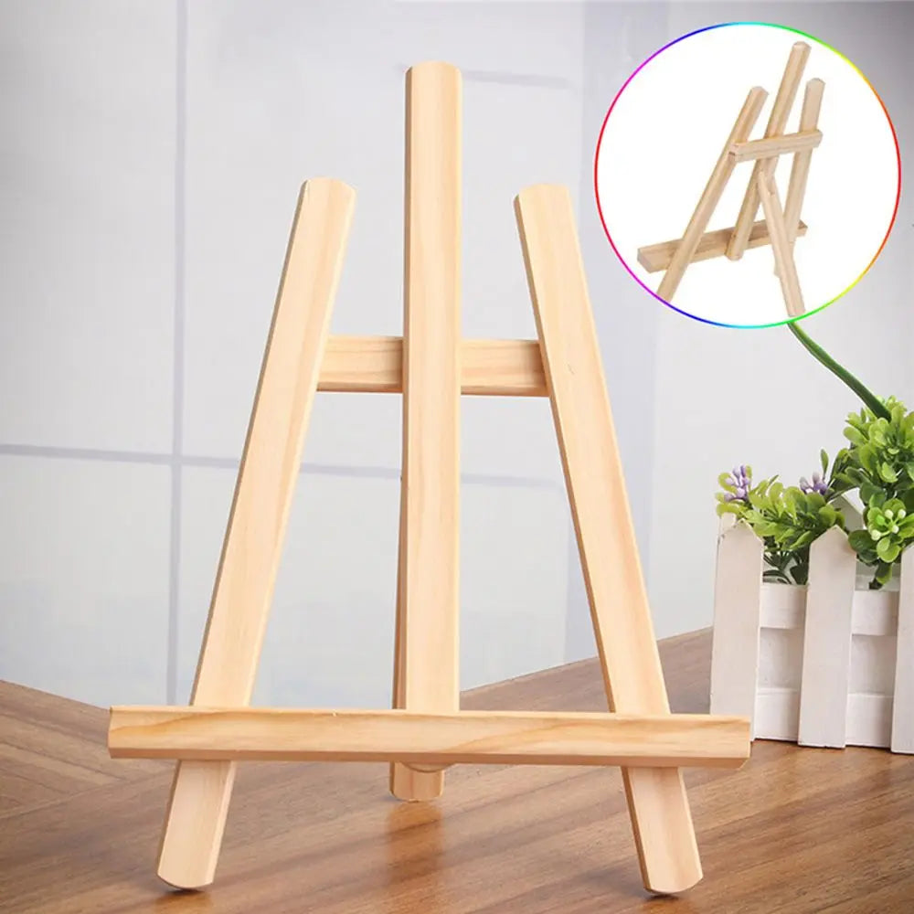 chevalet peinture bois minimaliste support tableau exposition stand étagère dessin simple présentoir