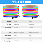 ruban led rgb cob flexible blanc adhésif éclairage linéaire décoration intérieur moderne linéaire