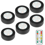 spots led noirs modernes minimalistes télécommande éclairage placards cuisine décorationintérieur aménagement van