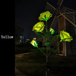 lumières solaires roses artificielles bleu rouge jaune patio moderne