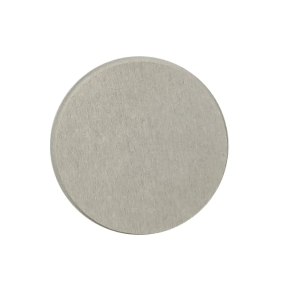 coasters polyester blanc gris moderne antidérapants résistants chaleur textures granuleuses