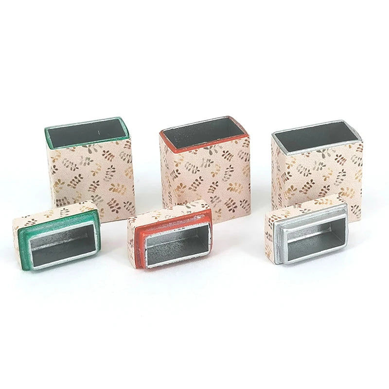 boîtes bijoux imprimé floral doré beige vert rouge classique opacité métal