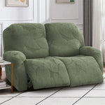 housses canapé vert olive feuilles imprimées moderne adhésif lavable printemps été