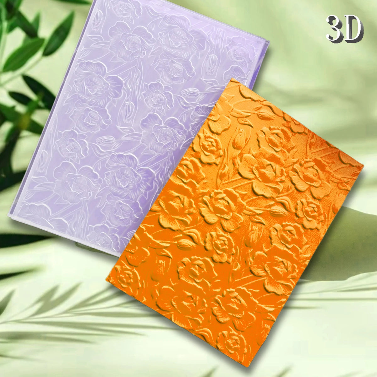 dossier relief 3d floral peintures decoration vacances scrapbooking cartes fleurs motifs opaques