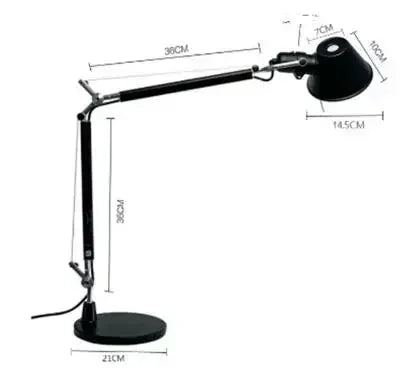 lampe moderne argentée réglable sans filaire opaquer nordiqueTouchable switch