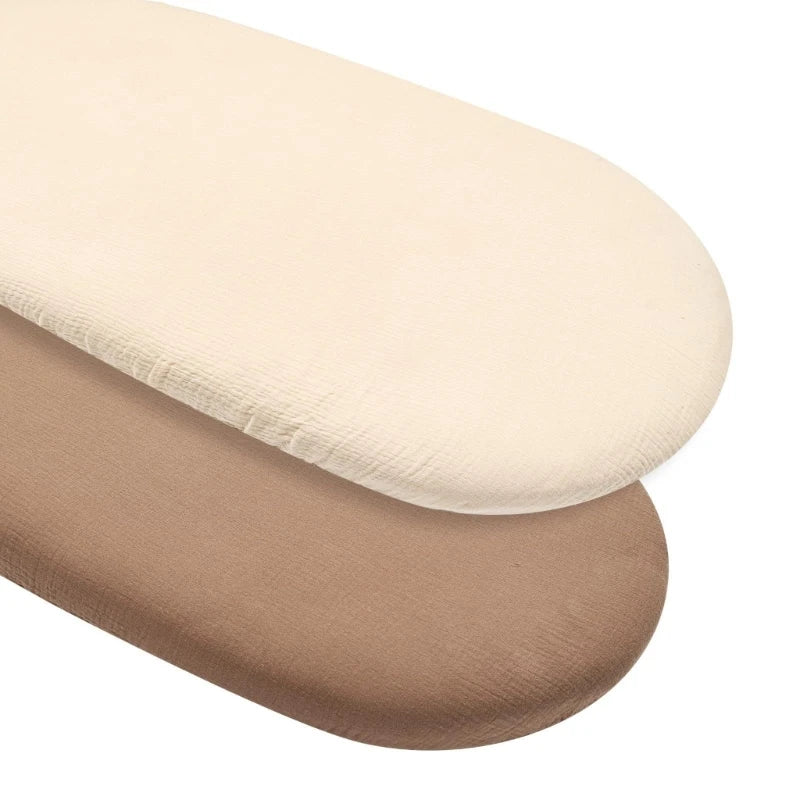 draps housses bébé unisexe 1ans polyester coton quatre saisons imprimé animaux ondulés blanc roseclair