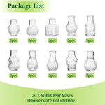 vases vintage verre marron vert transparent rétro diamant geometrique decoration table maison
