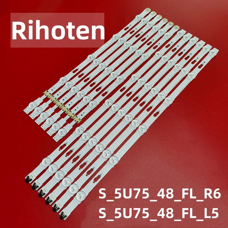 ruban led blanc moderne 12 pieces opaques certification v5du bande télévision