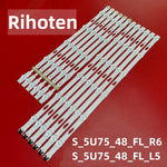 ruban led blanc moderne 12 pieces opaques certification v5du bande télévision