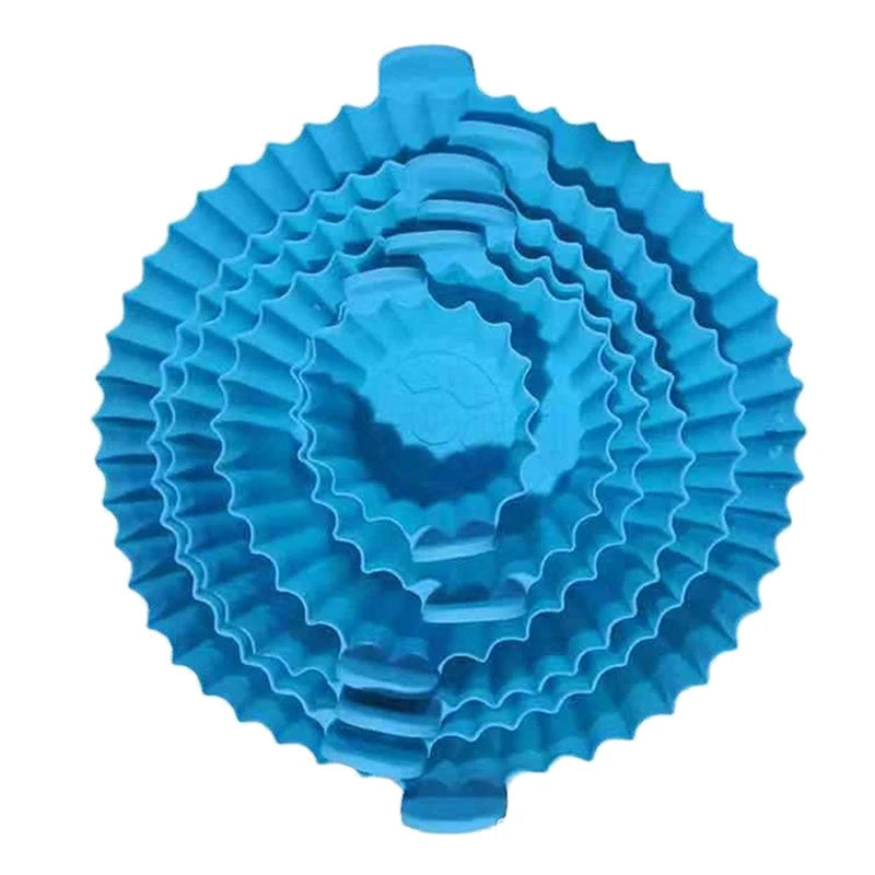liners friteuse air silicone pliés moderne rouge bleu gris rose pratique